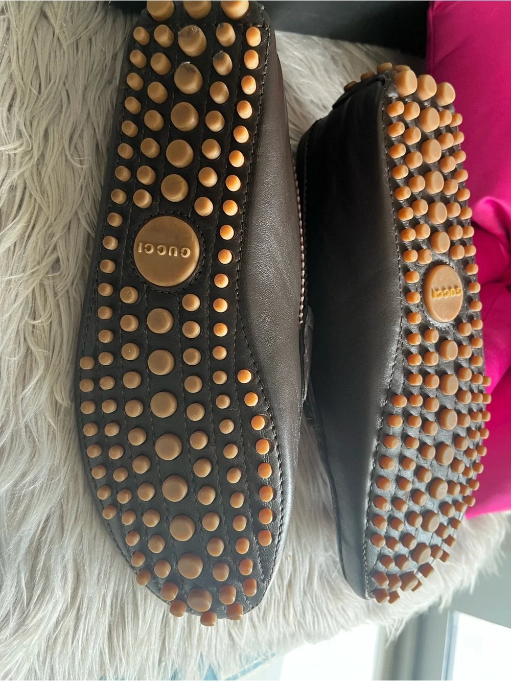 Gucci White Satin Dust Bag